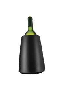 Wijnkoeler - Zwart - Ø 15.5 x H 20.8 CM - RVS - Vacu-vin - CD411