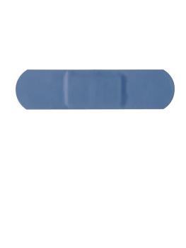 Pansements - 100 pièces - Bleu - H 5 x 7 x 3 x 2,5 CM - CB442