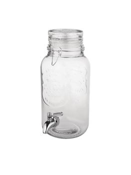 Koude drank dispenser - 3.6 Liter - H 32.5 x 19.5 x 14.5 CM - Glas - Olympia - CN680