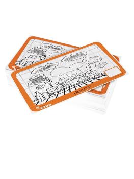 Set de table couleur - 200 pièces - H 2 x 4 x 3 CM - Dining Kids - H122