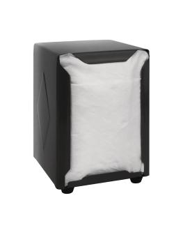 Servettendispenser - Zwart - H 12 x 9 x 10.7 CM - RVS - Olympia - CN753