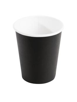 Gobelets à café jetables - 23 CL - 1000 pièces - Noir - Ø 8,3 x H 9 CM - Carton - Fiesta - GF040