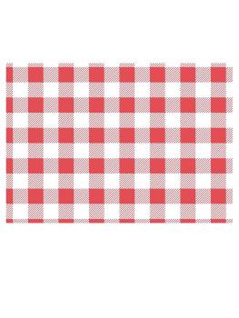 Papier sulfurisé - 200 pièces - Rouge - H 25 x 25 x 25 CM - CL657