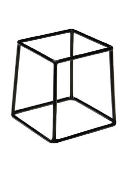 Présentoir buffet - Haut - Noir - H 18 x 18 x 18 CM - Métal - APS - GF188