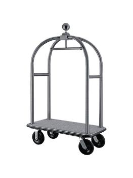 Chariot de transport - 0,85 Litre - H 191 x 112 x 61 CM - Inox - Bolero - CF132
