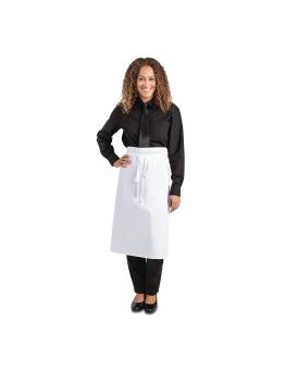 Tablier de Chef - Unisexe - Coupe Regular - Blanc - 91,5 x 76,2 CM - Polyester/Coton - Vêtement de Chef Blanc - A501