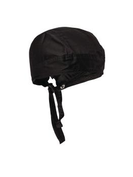 Hoofddoek - Unisex - One Size - Zwart - Polyester/Katoen - Chef Works - A702