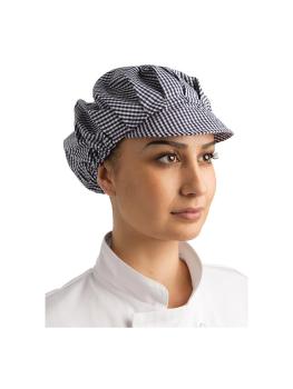 Muts - Unisex - One Size - Blauw/Wit - Polyester/Katoen - Whites Chefs Clothing - B257