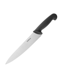 Couteau de Chef - Noir - H 4,8 x 3,5 x 34,5 CM - Inox - Hygiplas - C265