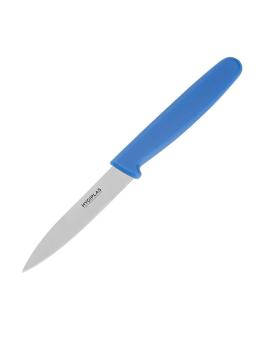 Couteau d'Office - Bleu - H 1,5 x 1,8 x 18 CM - Acier Inoxydable - Hygiplas - C544