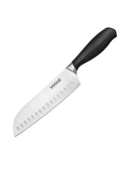 Couteau Santoku - Noir - H 4,2 x 3,2 x 30 CM - Acier Inoxydable - Vogue - GD759