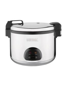 Cuiseur à riz - 9 Litres - H 41,5 x 48 x 56 CM - 2850 W - 230 V - Inox - Buffalo - CK698