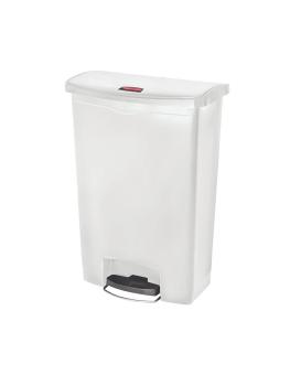 Poubelle à pédale - 90 Litres - Blanc - H 81,3 x 63,7 x 40,3 CM - Rubbermaid - CW594