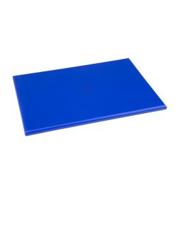 Planche à découper - HDPE - Bleu - H 1,2 x 22,5 x 30 CM - Polyéthylène Haute Densité - Hygiplas - HC863