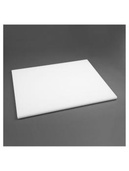 Planche à découper - LDPE - Blanc - H 2 x 60 x 45 CM - Polyéthylène Basse Densité - Hygiplas - HC882