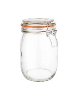 Bocal à conserve - 1 Litre - Ø 8,9 x H 17,5 CM - Verre - Vogue - P492