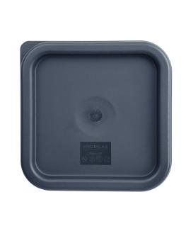 Couvercle boite alimentaire - Bleu - H 1,7 x 19,2 x 19,2 CM - Polycarbonate - Hygiplas - CF043
