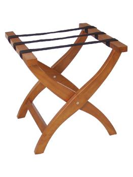 Support valise - H 50 x 45 x 50 CM - Bois d'hévéa - Bolero - DL018