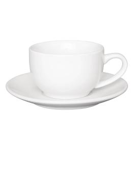 Tasse à café - 23 CL - 12 pièces - Blanc - H 6 x 12,2 CM - Grès - Olympia - GK074