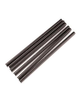 Pailles jetables - Compostables - 250 pièces - Noir - Ø 0,5 x 14 CM - Papier - Fiesta Green - CY080