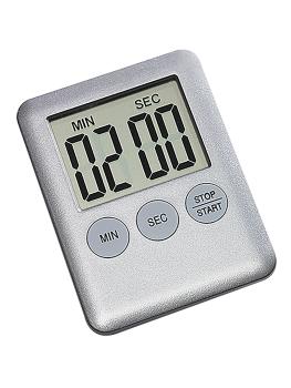Minuteur de cuisson - H 7 x 5,3 x 0,8 CM - 0,02 KG - Plastique - 598310