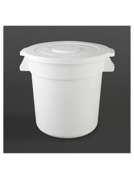 Conteneur de stockage - 76 Litre - Blanc - Ø 49,2 x H 58,4 CM - Polypropylène - Vogue - GG793