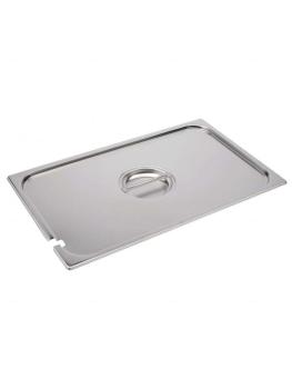 Gastronorm Deksel - 1/1 GN - Lepeluitsparing - RVS - G-Line