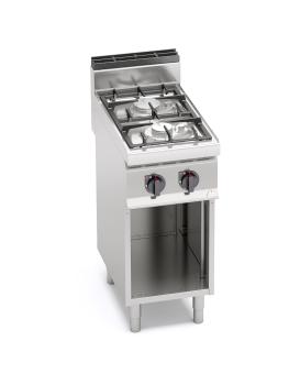 Plaque de cuisson à gaz - 2 brûleurs - Eco power - Berto's - G7F2MPW
