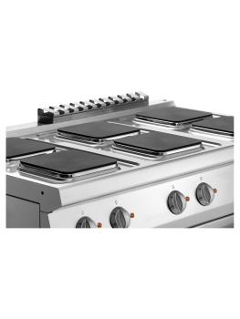 Cuisinière - 6 Foyers - Avec four - Fonte - Bartscher - 286347