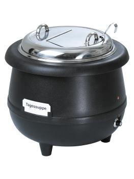 Marmite à soupe - 10 Litres - Noir - Bartscher - 100047