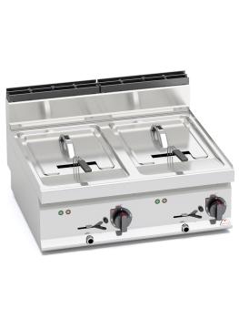 Friteuse de restauration - 2 x 10 litres - Electrique - Berto's - E7F10-8BS