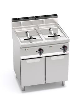 Friteuse de restauration - 2 x 18 litres - Electrique - Berto's - E7F18-8M