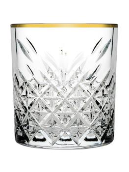 Gobelet - 35,5 CL - Bordure dorée - 4 pièces - Pasabahce - Intemporel - 530619
