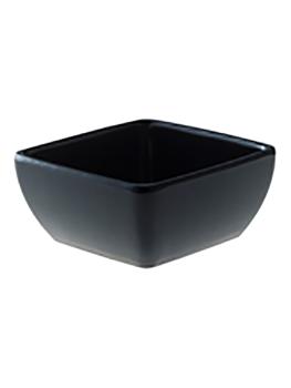 Schaal - H 3.5 x 9 x 9 CM - 24 Stuks - Zwart - Truyts - Melamine - 518836
