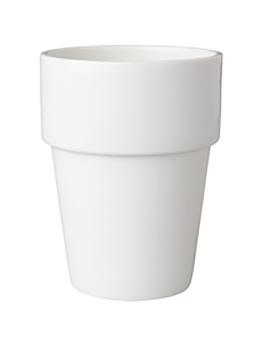 Tasse à lait - 19 CL - Blanc - 6 pièces - Mammouth - Budgetline - 508373