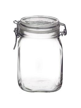 Pot Weck - 1 litre - 6 pièces - Rocco Bormioli - Fido - 141612