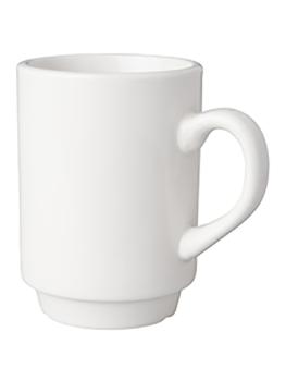 Tasse - 19 CL - 12 pièces - Blanc - Mammouth - Budgetline - 101331