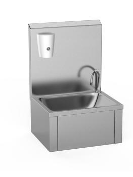 Lavabo en acier inoxydable - Commande au genou - Profondeur 33,5 cm - G-Line