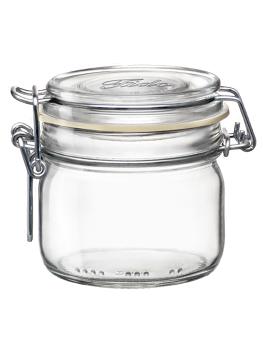 Pot Weck - 12,5 CL - 6 pièces - H 8,3 x Ø7 CM - Verre - Rocco Bormioli - Fido - 514710