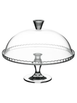 Assiette à gâteau - 2 Pièces - H 32 x Ø28 CM - Verre - Pasabahce - Pâtisserie - 532941