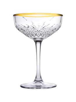 Coupe à champagne - 4 pièces - 27 CL - H 11 x Ø15,7 CM - Verre - Pasabahce - Intemporel - 532478
