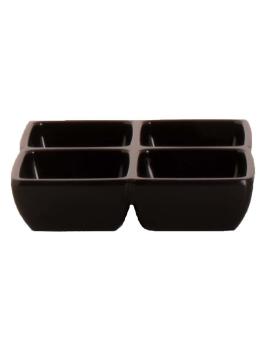 Bol - 4 compartiments - 12 pièces - H 3 x 12 x 12 CM - Mélamine - Truyts - Mélamine - 533617