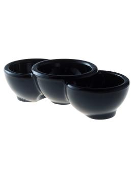 Bol - 3 compartiments - 12 pièces - H 4 x 13,5 x 6,5 CM - Mélamine - Truyts - Mélamine - 523704