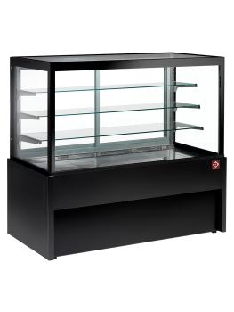 Banc de maintien au chaud Capri Line - 100 CM - Fenêtre droite - 4 niveaux - 1320W - 230V - Noir - Diamond - CB10HT-B9-P