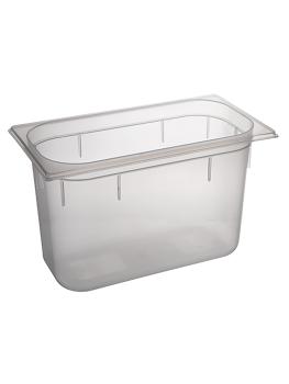Bac Gastronorm - 1/3 GN - 7 Litre - H 20 x 32.5 x 17.6 CM - Polypropylène - Transparent - -40°C / +95°C - Caterchef - 853853