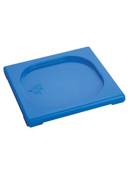 Couvercle Gastronorm - 1/6 GN - 17.6 x 16.2 CM - Polypropylène - Bleu - - -40°C / +95°C - Standard - Caterchef - 853879