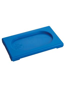 Couvercle Gastronorm - 1/9 GN - 17.6 x 10.8 CM - Polypropylène - Bleu - - -40°C / +95°C - Standard - Caterchef - 853889