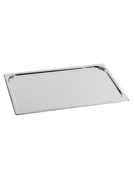 Couvercle Gastronorm - 1/1 GN - 53 x 32,5 CM - acier inoxydable - Neutre - Caterchef - 953118