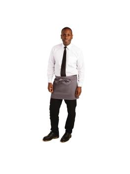 Tablier - Court - Unisexe - Gris - 75 x 37,3 CM - Polyester/Coton - Vêtements de Chef Blancs - B157