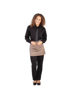 Tablier - Court - Unisexe - Marron Clair - 75 x 37,3 CM - Polyester/Coton - Vêtements de Chef Blancs - B432